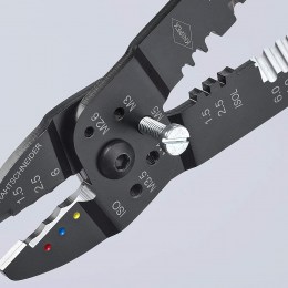 Pinzas para engarzar terminales Negro KNIPEX3